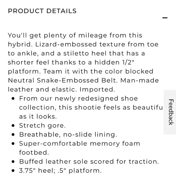 Whbm White House black market Cannes lizard embossed stiletto bootie 6.5 boots - Picture 3 of 16